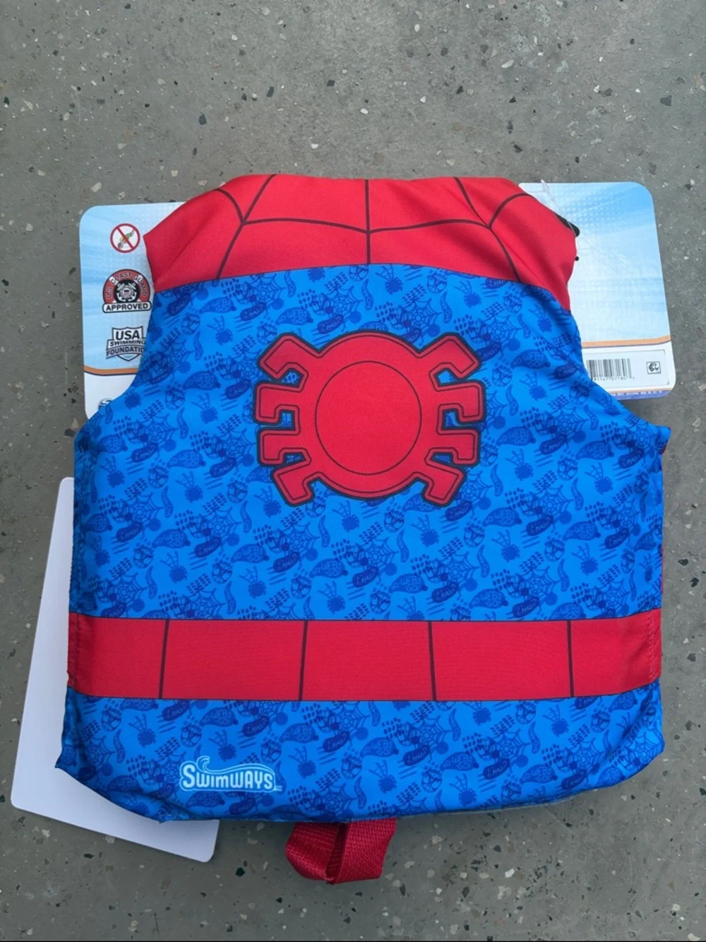 Marvel Spidey Red and Blue Kids Life Jacket - Picture 2 of 4